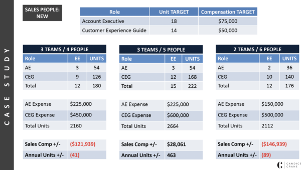 Case Study: Sales People Compensation